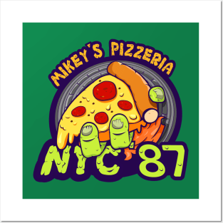 Mikey's Pizzera Posters and Art